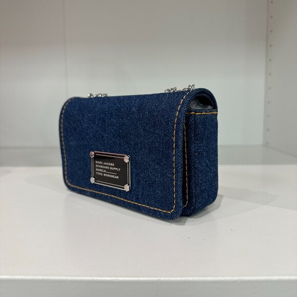 Marc Jacobs Denim Chain Shoulder Bag - Picture 4 of 8